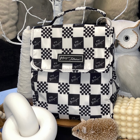 Betsey Johnson Other - BETSEY JOHNSON Insulated Lunch Tote Checkered Design